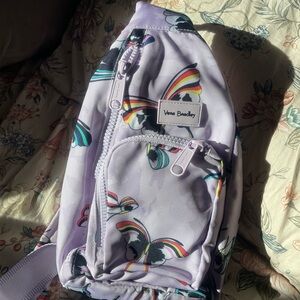 Vera Bradley Butterfly Sling Bag - Purple